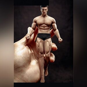 TBLeague 1:12 Scale Human Male Action Figure with Steel Skeleton